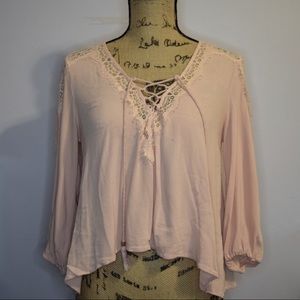 Forever 21 cropped blouse